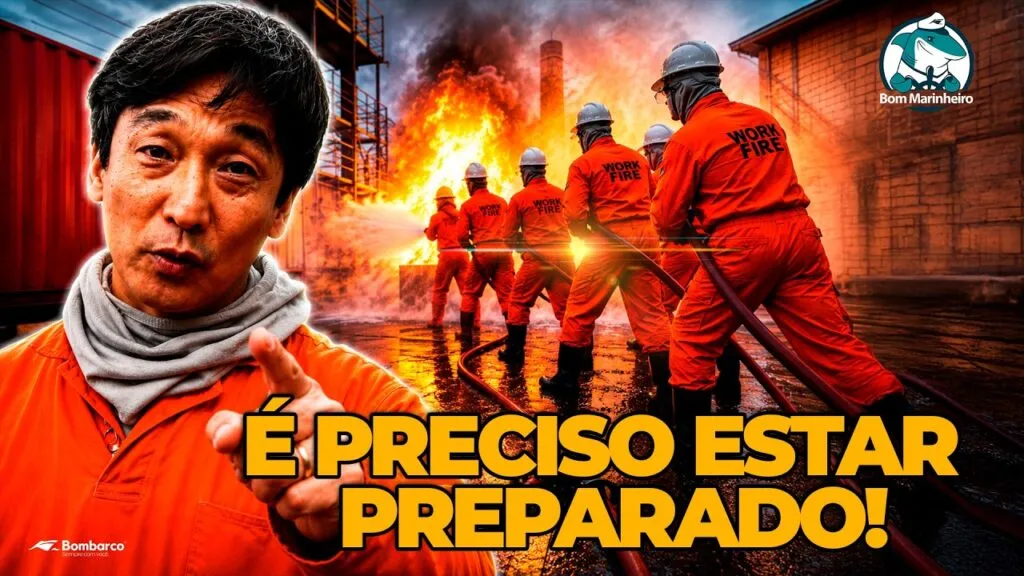 Bom Marinheiro 2026 | Ep. #4 Treinamento Work Fire de Primeiros Socorros, Combate a Incêndio e Resgate no Mar